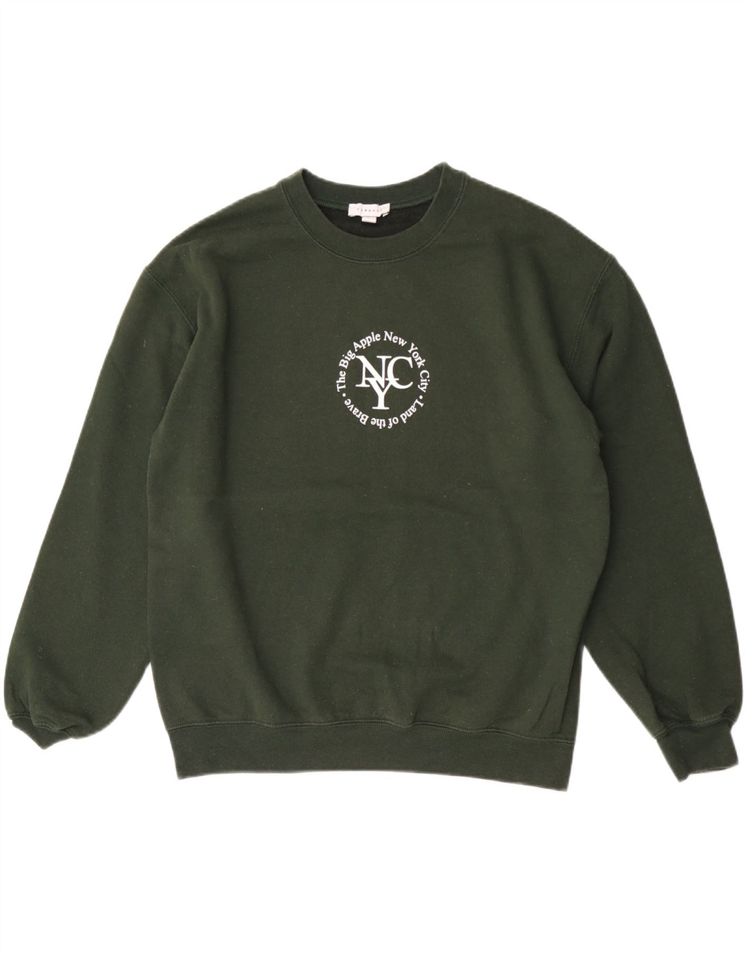 Topshop Sweat-shirt graphique pour femme UK 44 Vert moyen