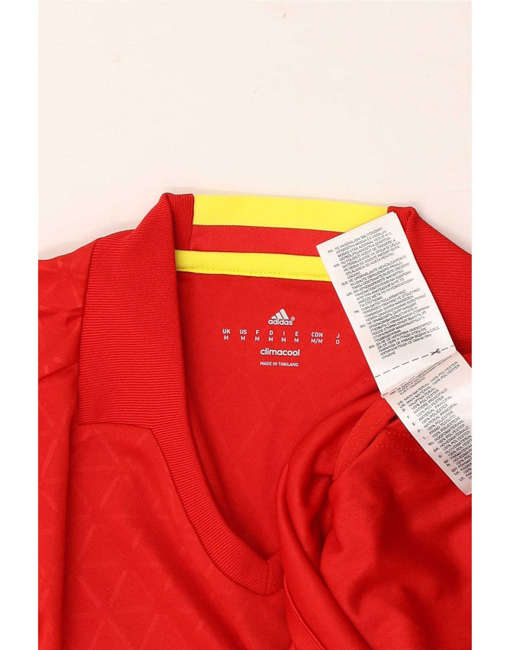 Adidas Homme Climacool T-Shirt Haut Rouge Moyen Polyester