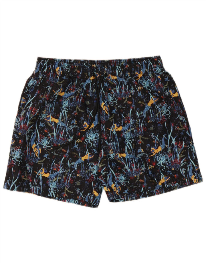 Scout Short de bain à motif abstrait pour homme Petit polyester multicolore