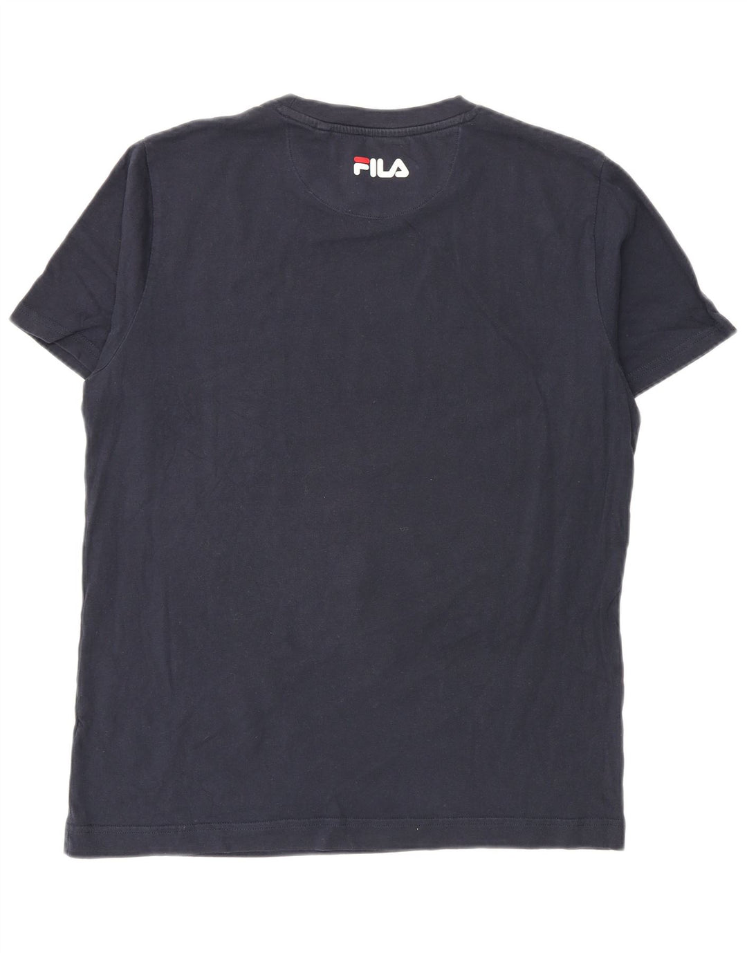 Fila T-Shirt Graphique Homme Bleu Marine Moyen