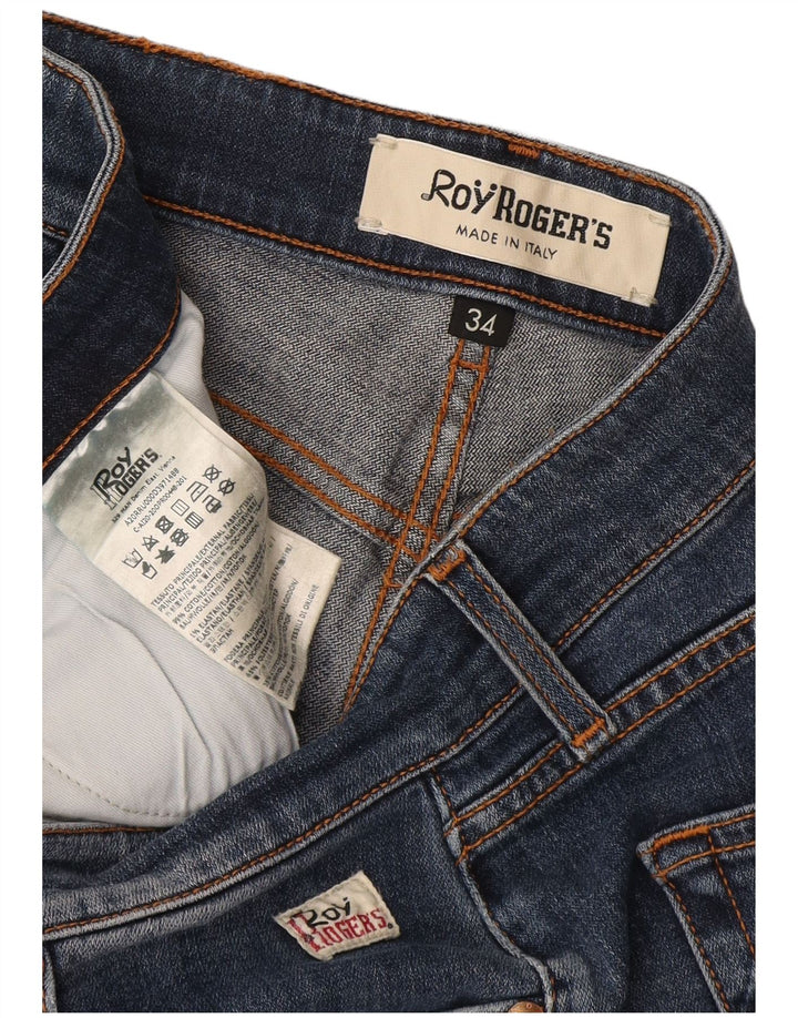 Roy Rogers Jean slim vieilli pour homme W34 L29 en coton bleu