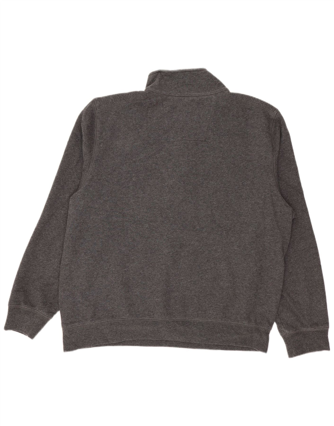 Nautica Sweat-shirt à col zippé pour homme en coton gris Taille L
