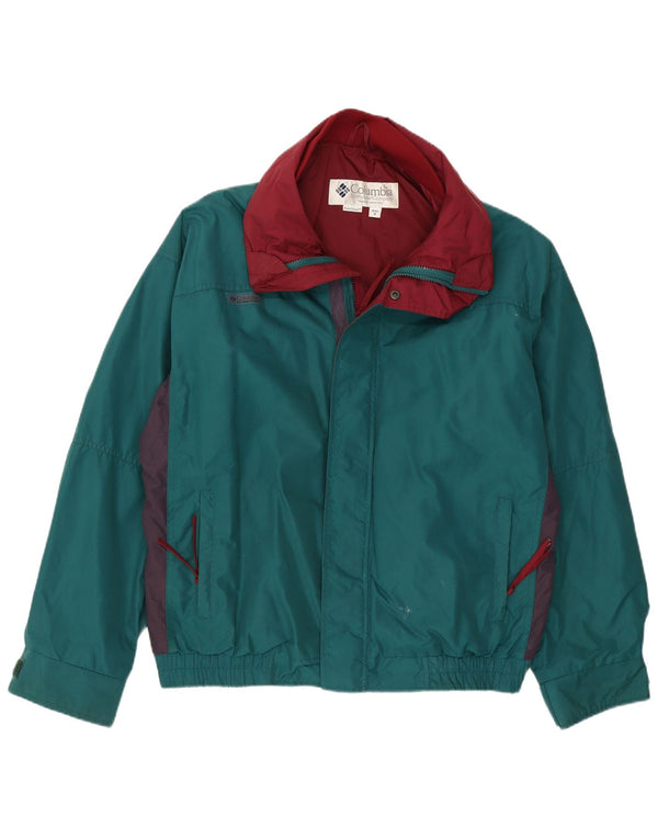 Columbia Veste coupe-vent pour homme UK 38 Medium Green Colourblock Nylon