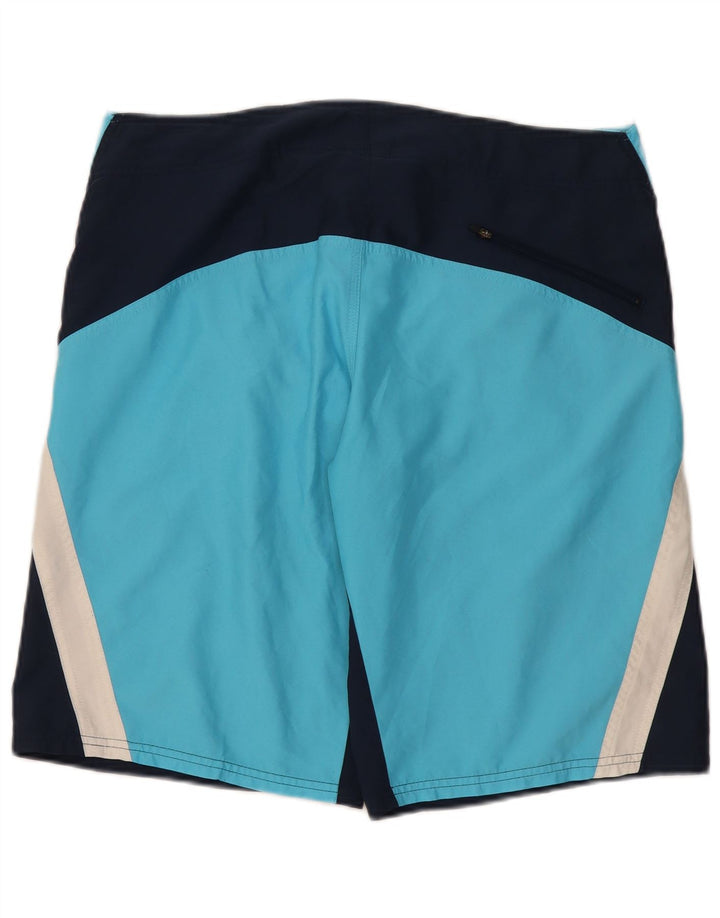 Nike Short de bain pour homme Large Bleu marine Colourblock