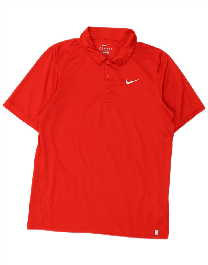 Nike Polo Dri Fit Homme Petit Rouge Polyester