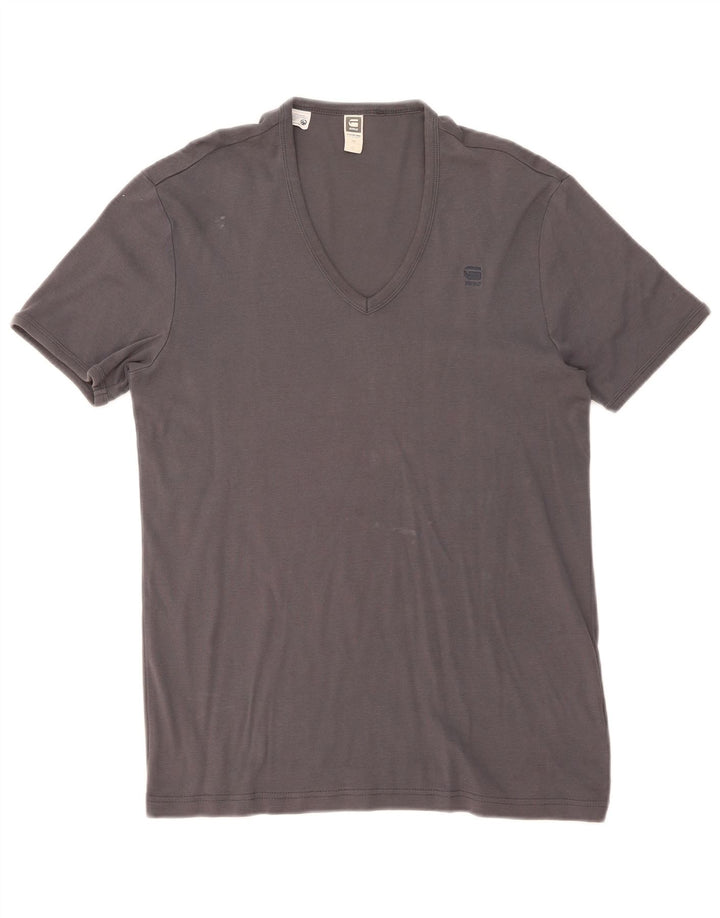 G-Star T-Shirt Homme Top XL Gris Coton