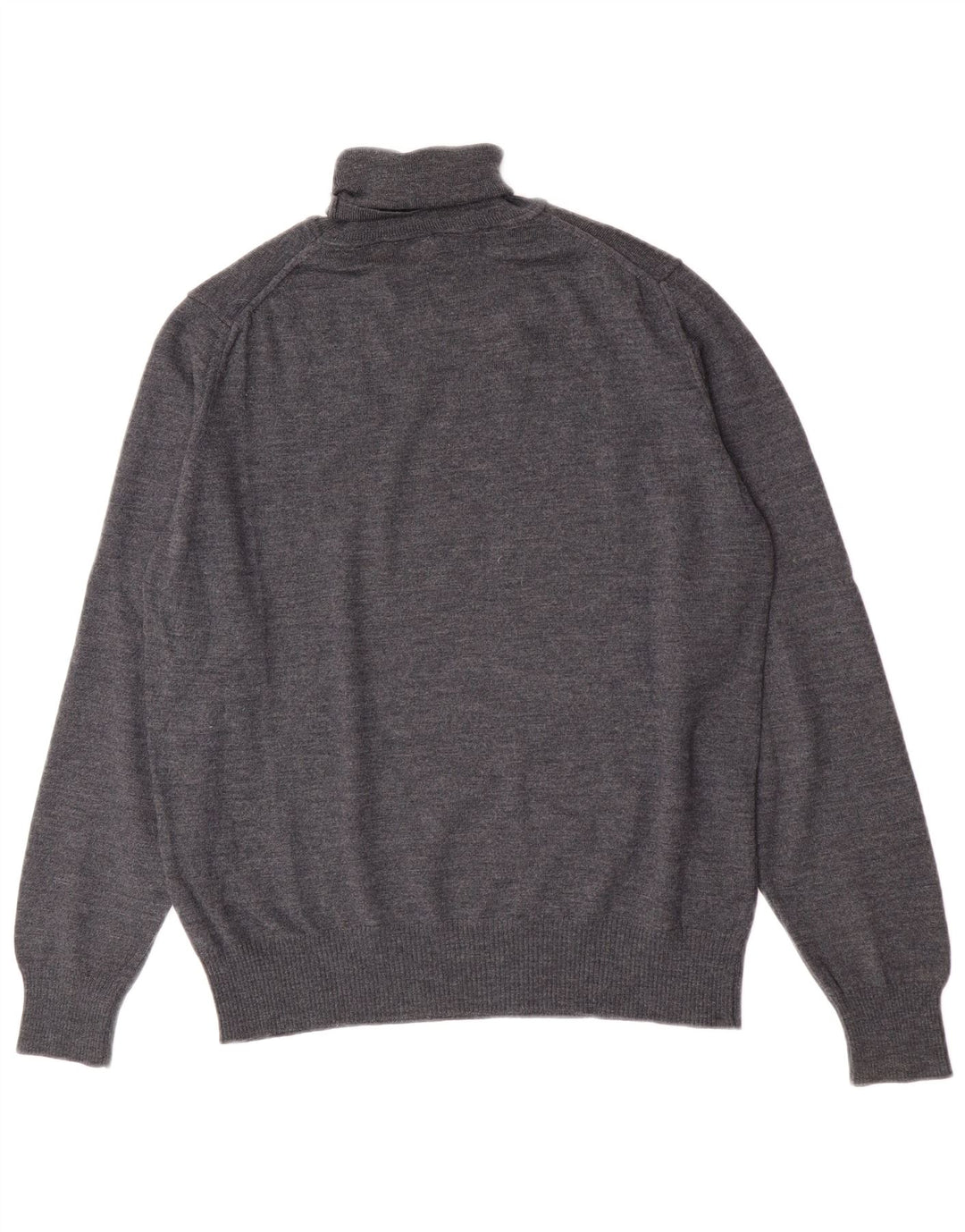 Zara Pull Col Roulé Homme Gris Moyen