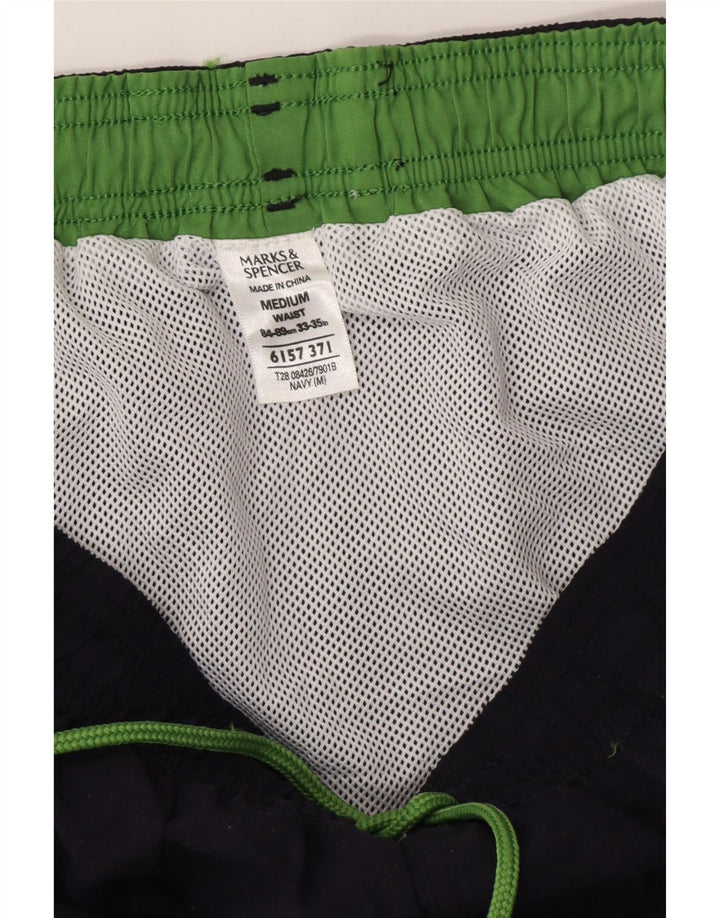 Marks & Spencer Short de bain homme bleu marine moyen polyester