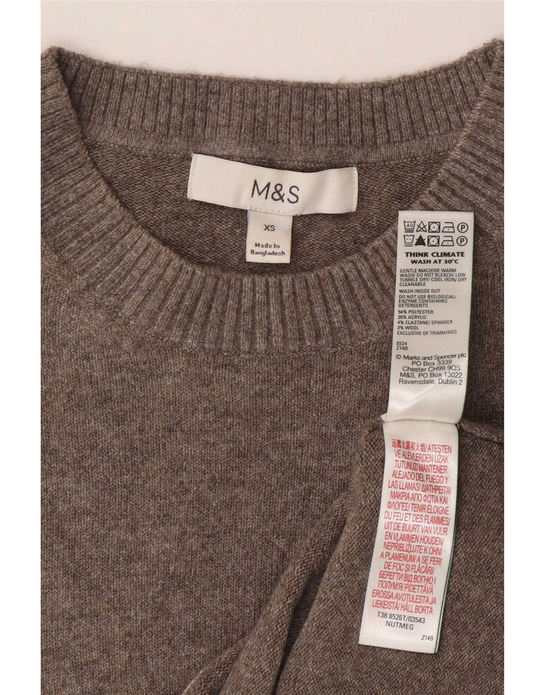 Marks & Spencer Débardeur Femme UK 6 XS Gris Polyester
