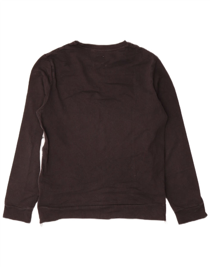 CALVIN KLEIN Sweat-shirt coupe slim pour femme UK 10 Small Noir
