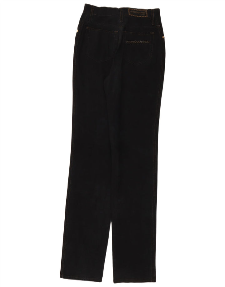 ROCCOBAROCCO Jean Fuselé Femme W27 L33 Coton Noir