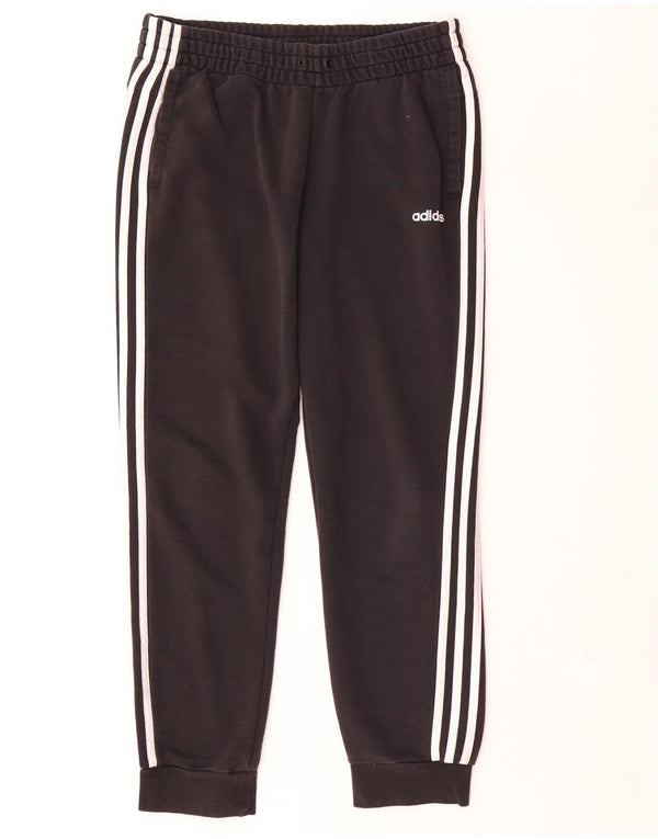 Adidas Pantalon de survêtement pour femme Joggers UK 12/14 Coton noir moyen