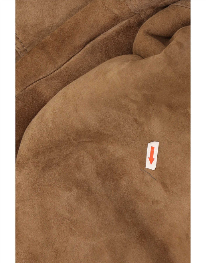 veste en peau de mouton homme vintage IT 52 XL Beige
