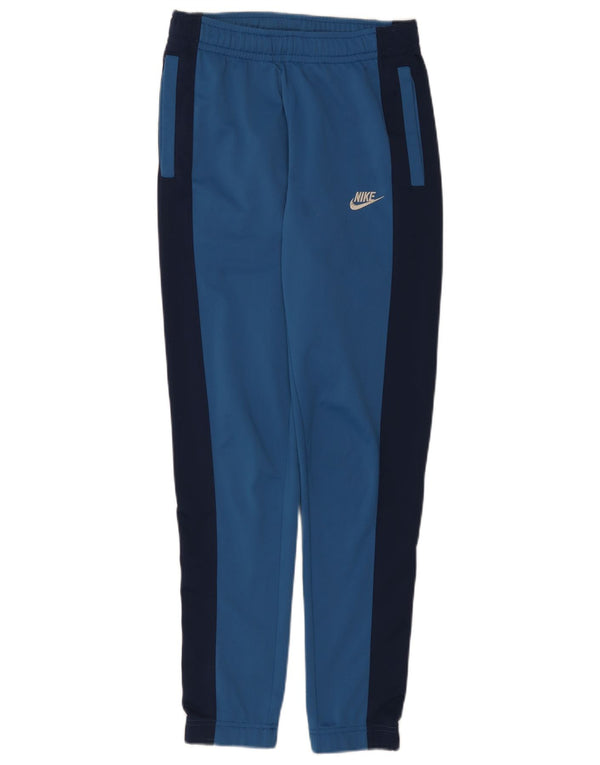 Nike Pantalon de survêtement pour homme Pantalon de jogging XS Bleu Colorblock Polyester
