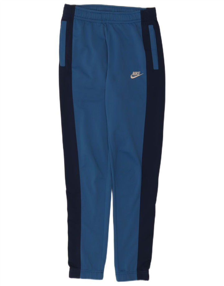 Nike Pantalon de survêtement pour homme Pantalon de jogging XS Bleu Colorblock Polyester