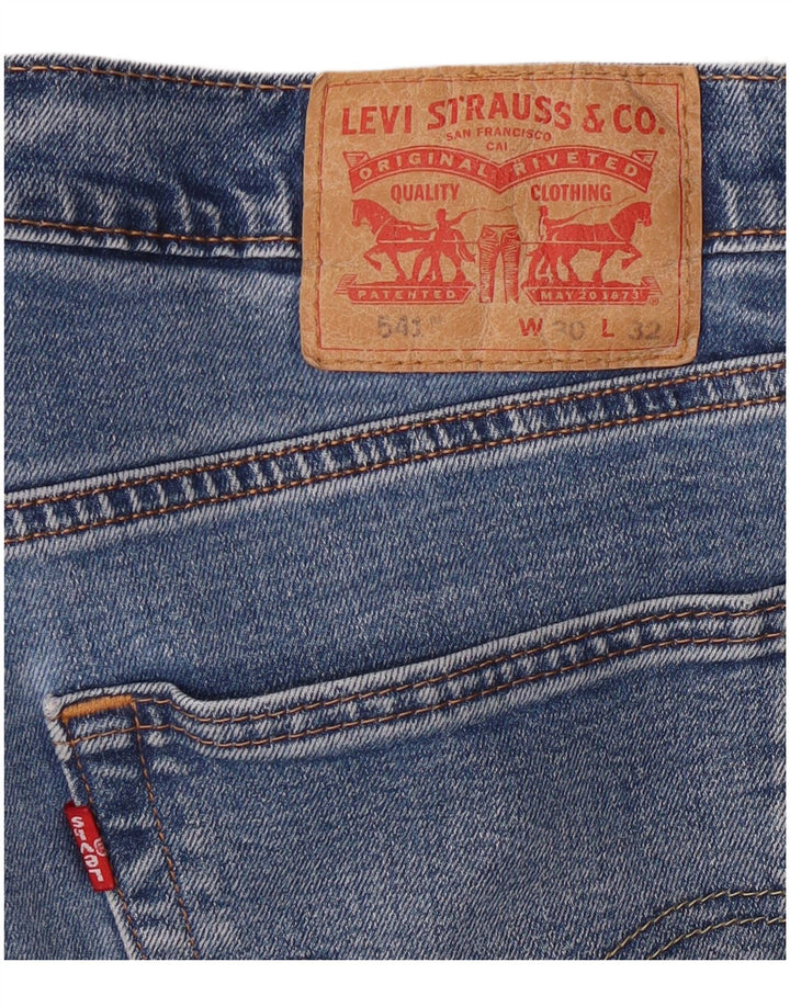 LEVI'S Jean Droit 541 Homme W30 L29 Bleu Coton