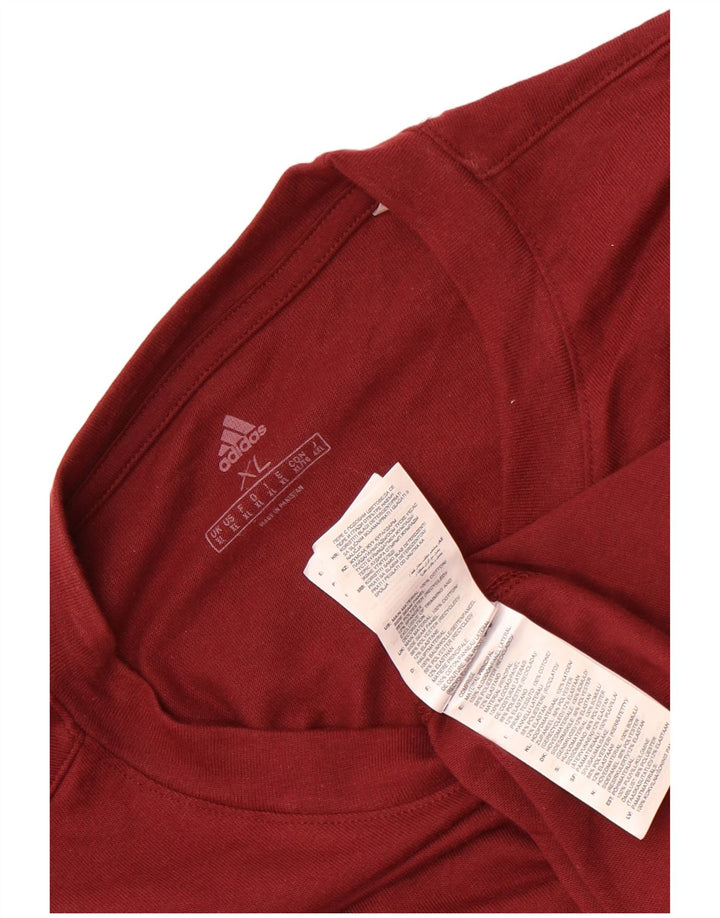Adidas T-Shirt Homme Top XL Coton Marron