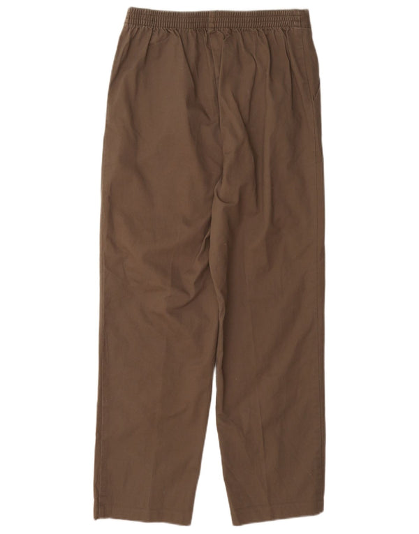 Marks & Spencer Pantalon droit décontracté pour femme UK 8 Small W26 L26 Marron