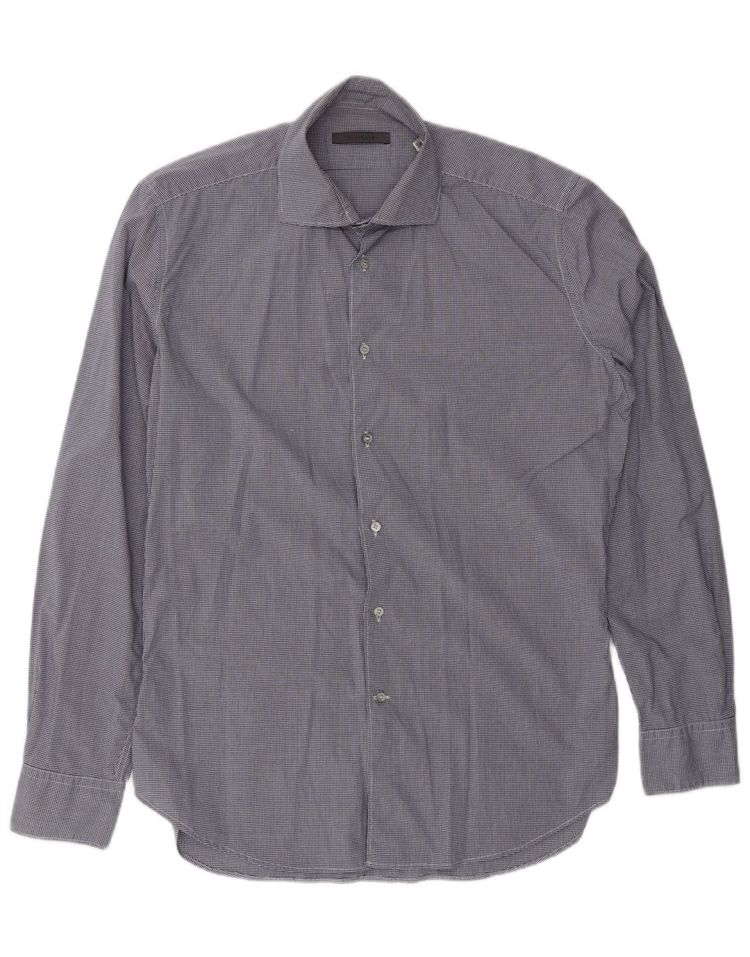 SIVIGLIA Chemise Homme Taille 40 15 3/4 Moyen Bleu Marine Vichy