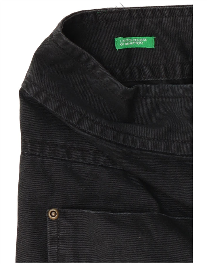Benetton Femme Mini Jupe Cargo W28 Bleu Marine Moyen