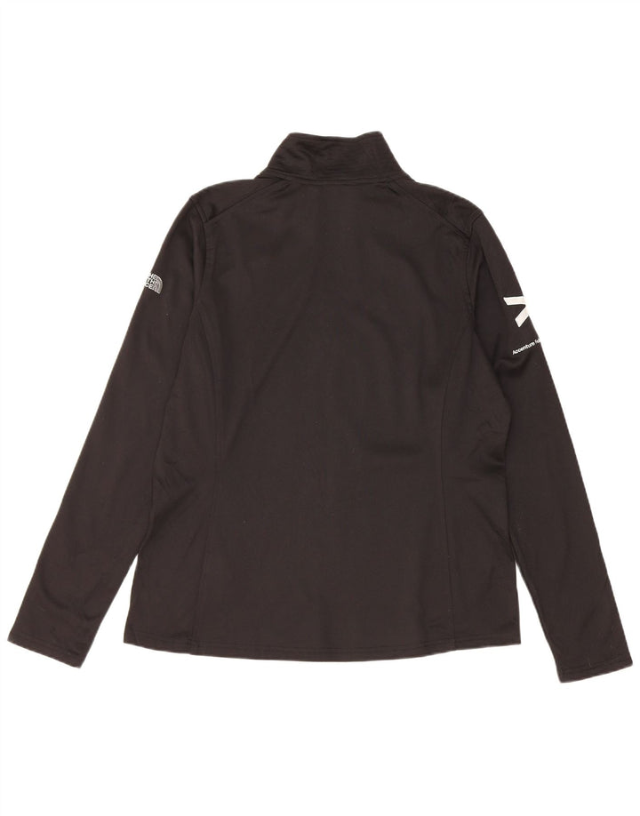The North Face Haut de survêtement graphique pour femme UK 16 Large Noir