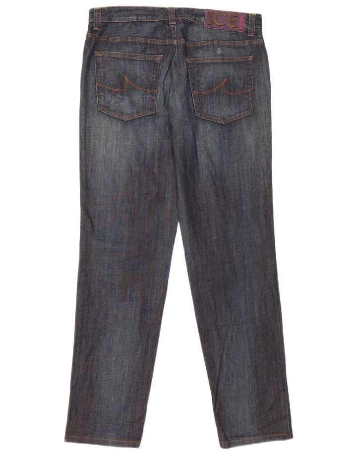 Iceberg Jean Slim Femme W32 L32 Bleu Marine Coton