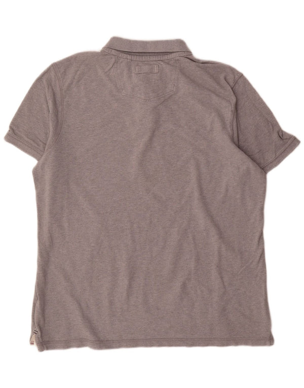 Polo Homme Fat Face 2XL Gris Coton