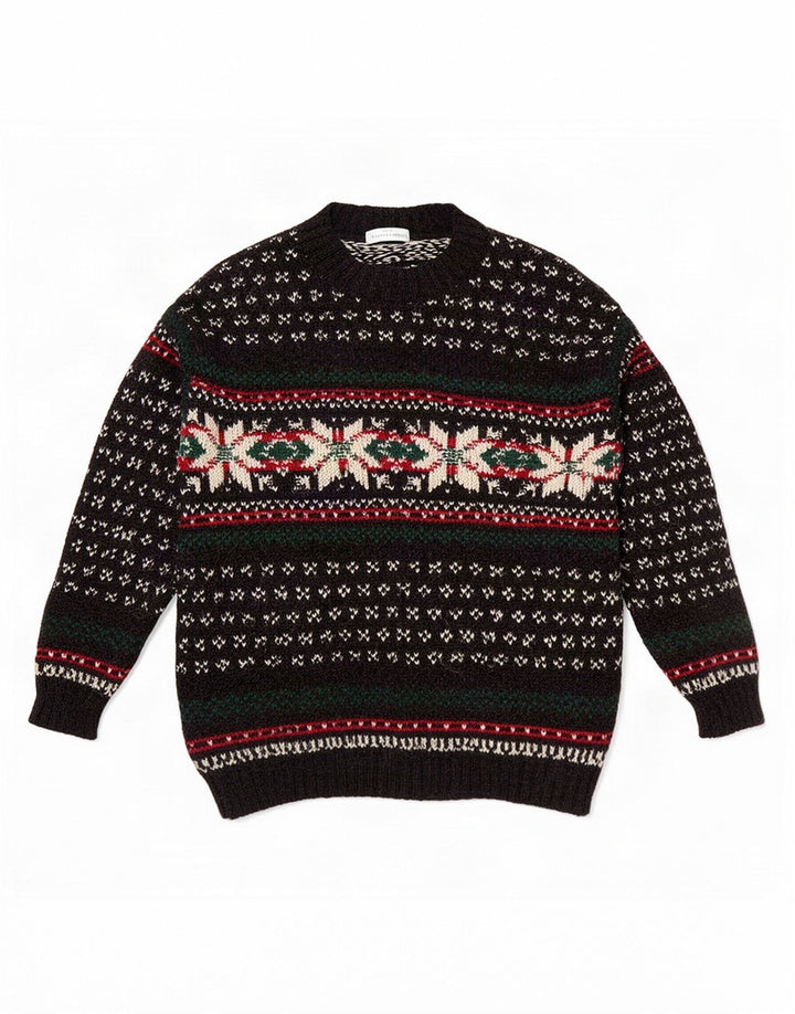 Marks & Spencer Pull à col rond St. Michael pour homme Noir XL
