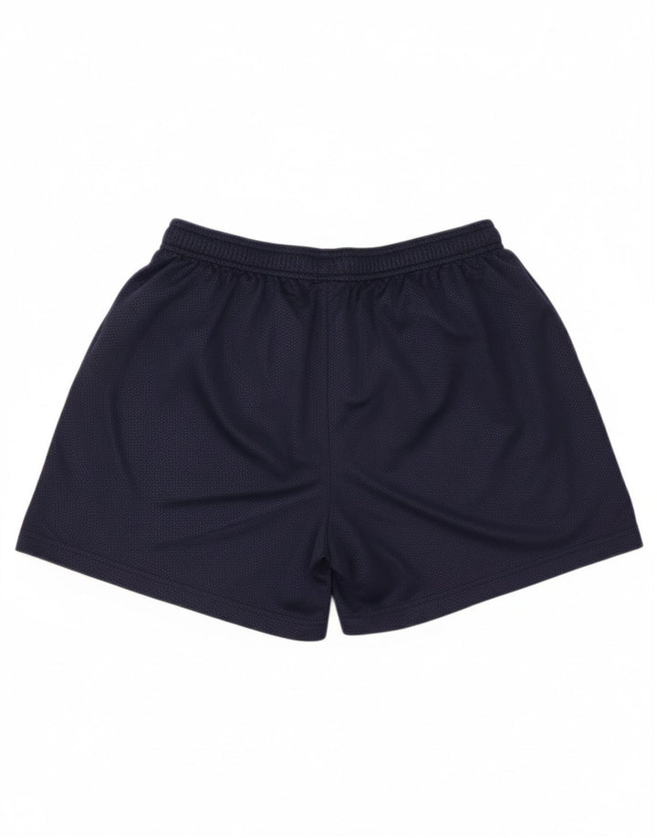 UMBRO Womens Sport Shorts IT 38 XS  Navy Blue Polyester