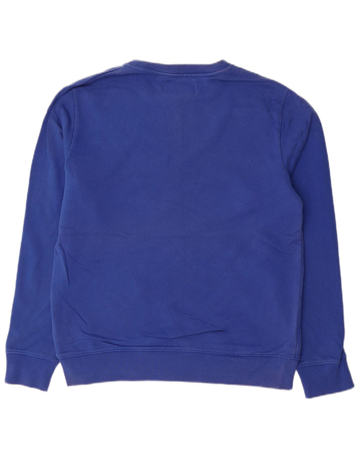 CALVIN KLEIN JEANS Sweat-shirt graphique pour homme en coton bleu moyen