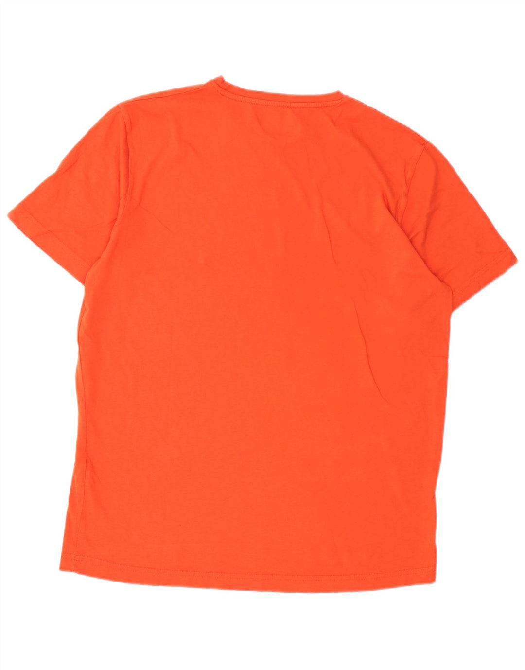 Kappa T-Shirt Graphique Homme Grand Orange Coton