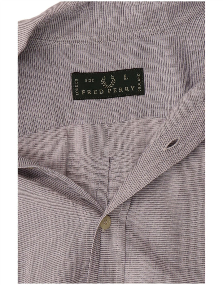 Fred Perry Chemise Homme Grand Gris