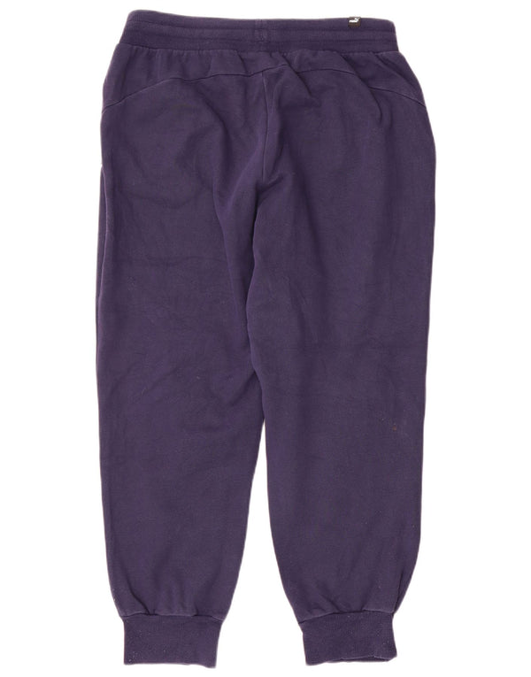 Puma Pantalon de Survêtement Joggers Homme Bleu Marine Moyen Coton
