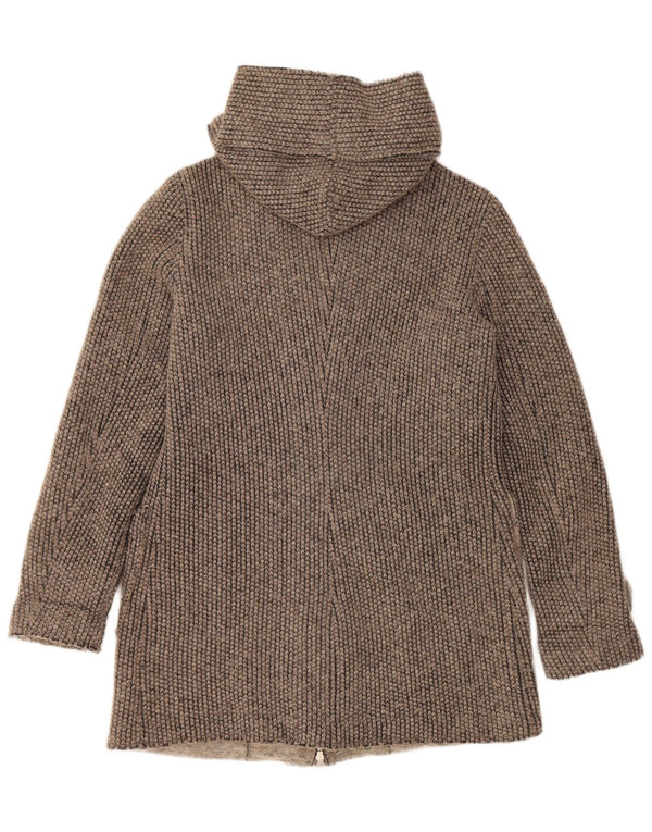 Gas Cardigan long à capuche pour femme IT 46 Large Gris