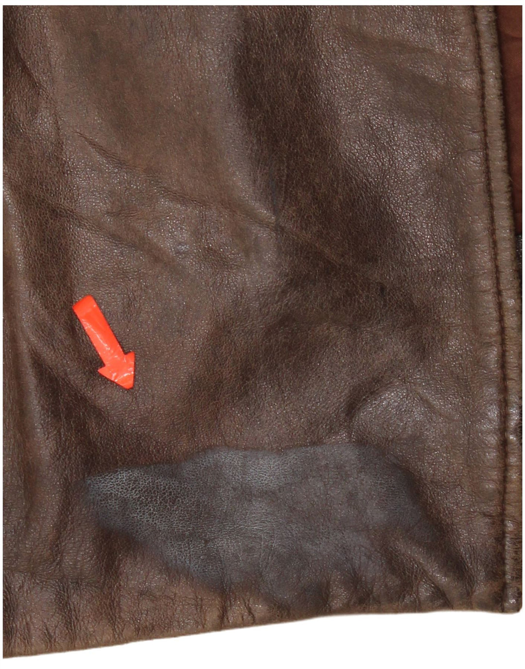 veste en cuir homme vintage UK 42 XL Cuir Marron