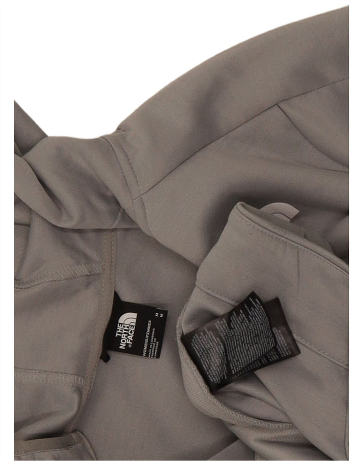 The North Face Pull à capuche zippé pour femme UK 12 Gris moyen Polyester