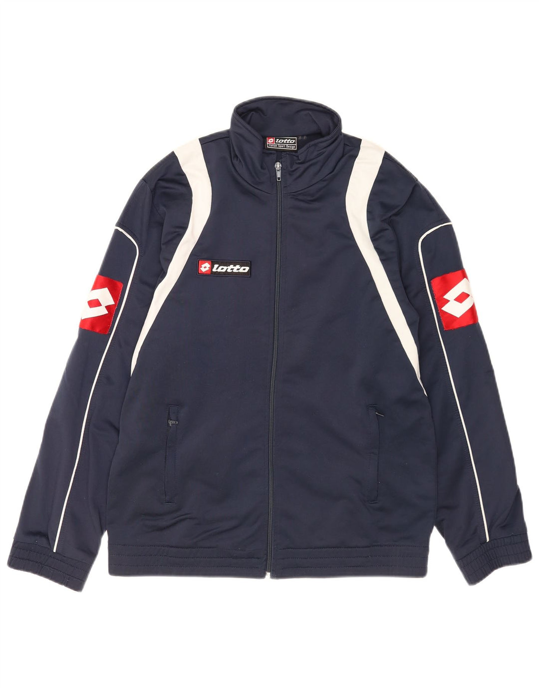 Lotto Veste de survêtement pour homme UK 38/40 Bleu marine moyen Colourblock