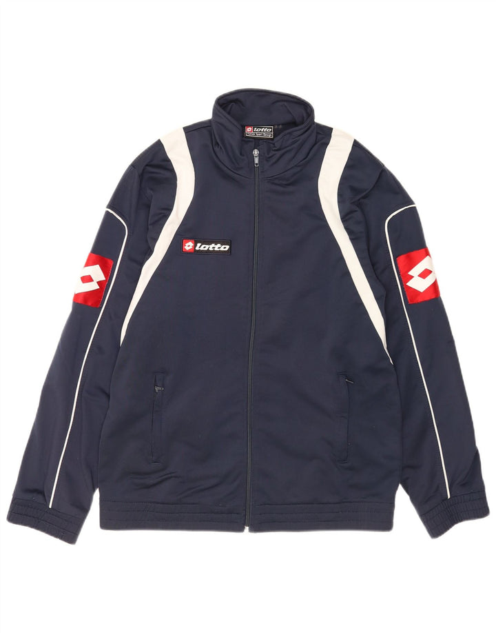 Lotto Veste de survêtement pour homme UK 38/40 Bleu marine moyen Colourblock