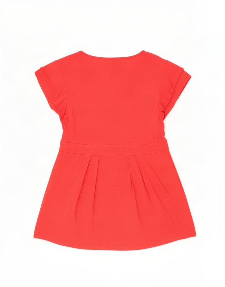 Liu Jo Chemisier Top UK 44 Large Rouge Viscose Femme