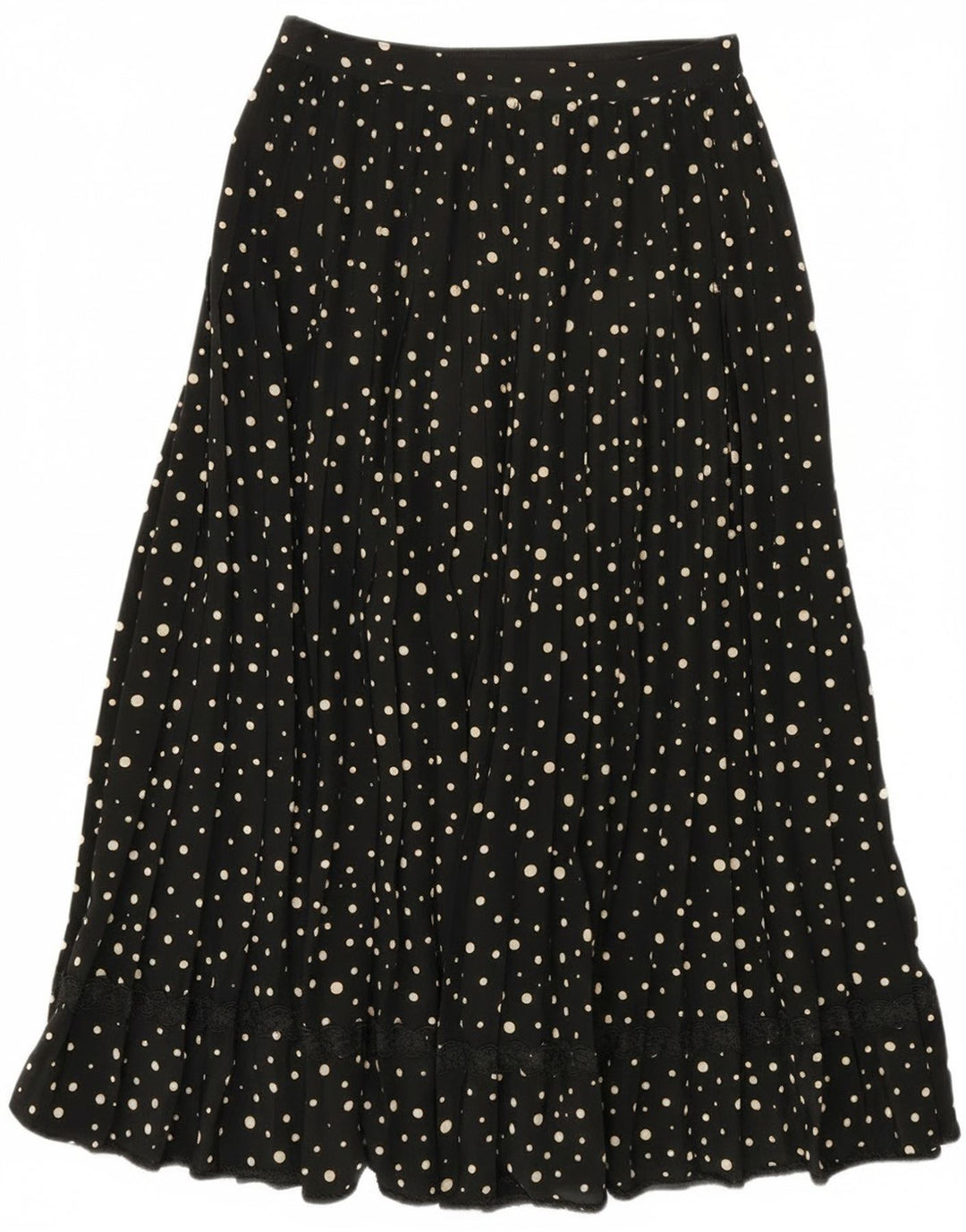 vintage Femme A-Line Jupe W28 Moyen Noir Repéré