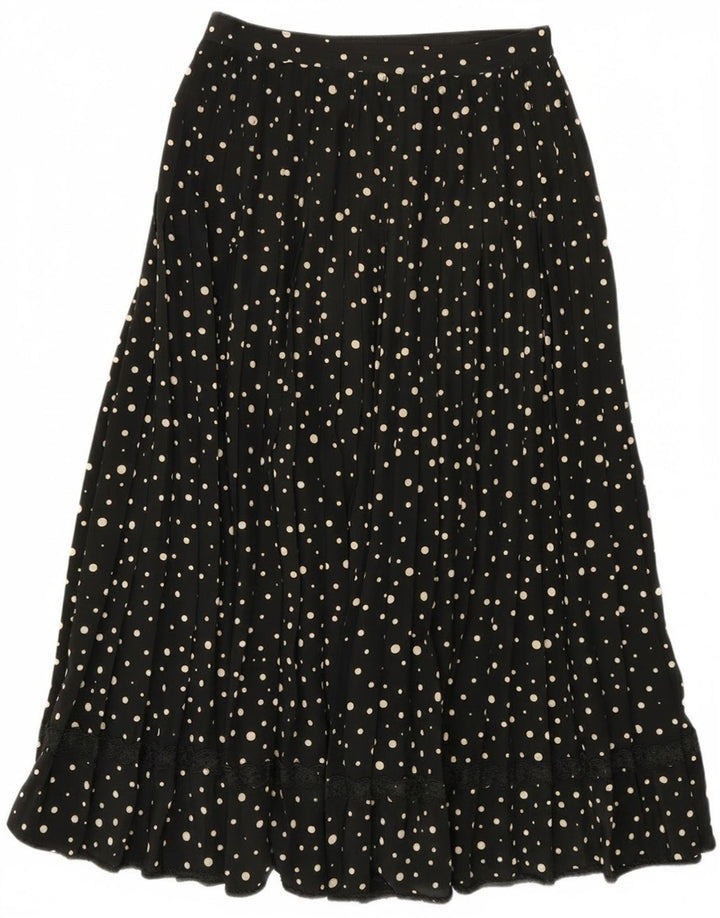 vintage Femme A-Line Jupe W28 Moyen Noir Repéré