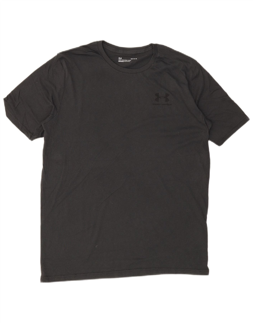 UNDER ARMOUR T-Shirt Homme Haut Large Gris Coton