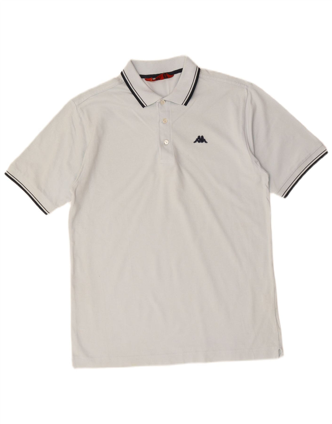 KAPPA Polo Homme Bleu Moyen Coton
