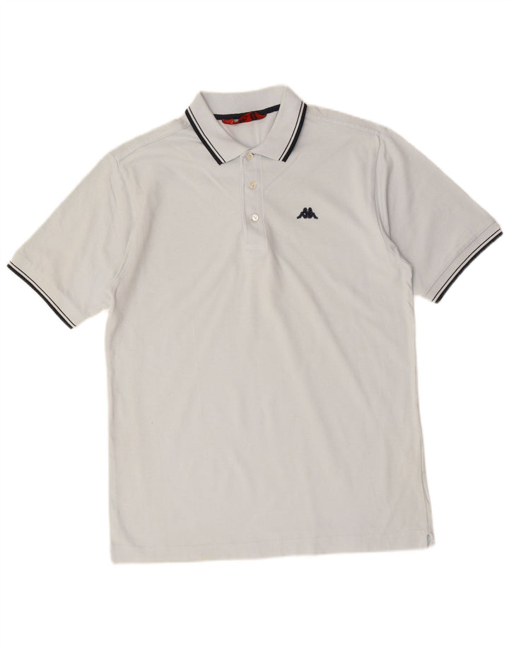 KAPPA Polo Homme Bleu Moyen Coton