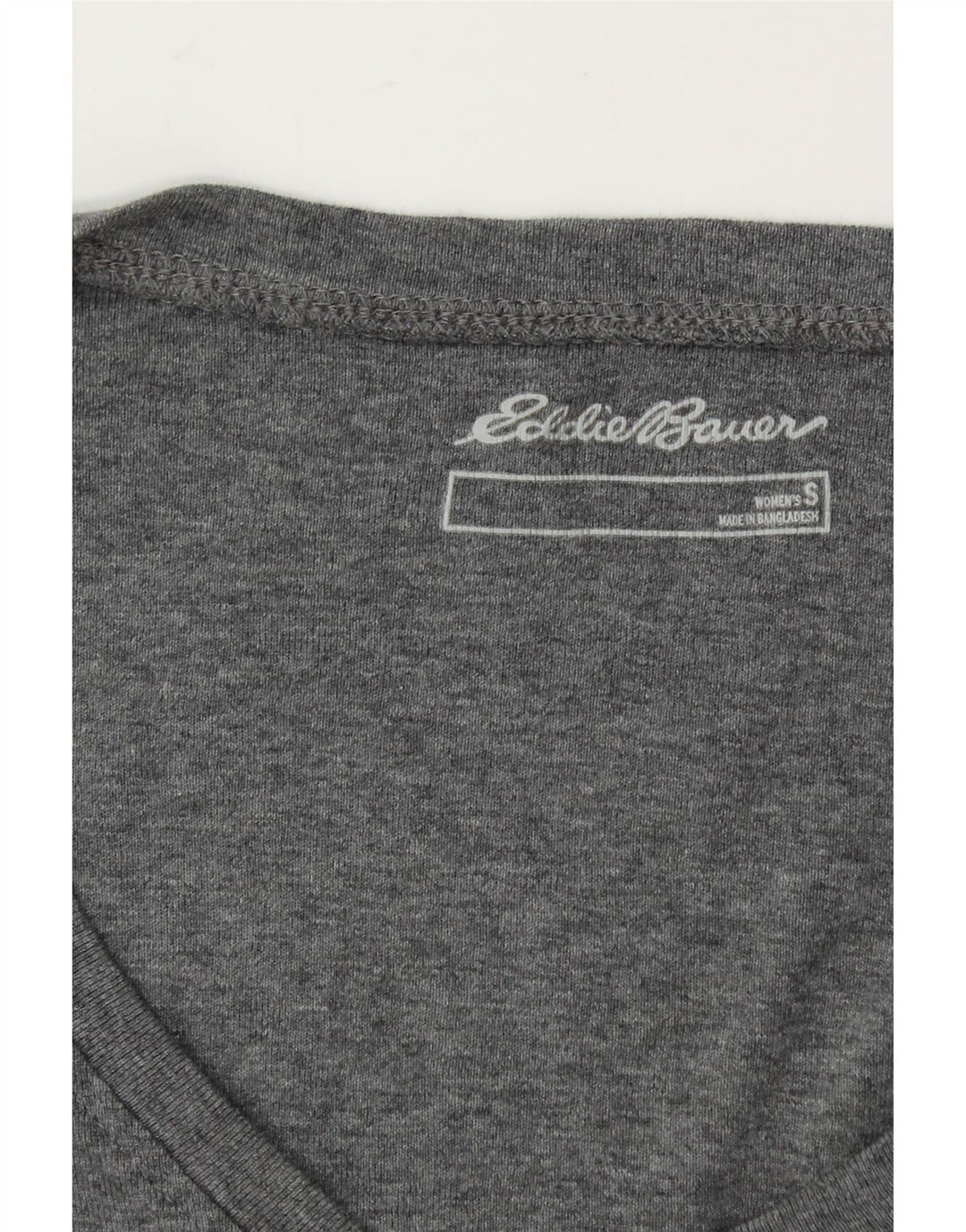 EDDIE BAUER Womens Top Long Sleeve UK 10 Small Grey Vintage Eddie Bauer and Second-Hand Eddie Bauer from Messina Hembry 