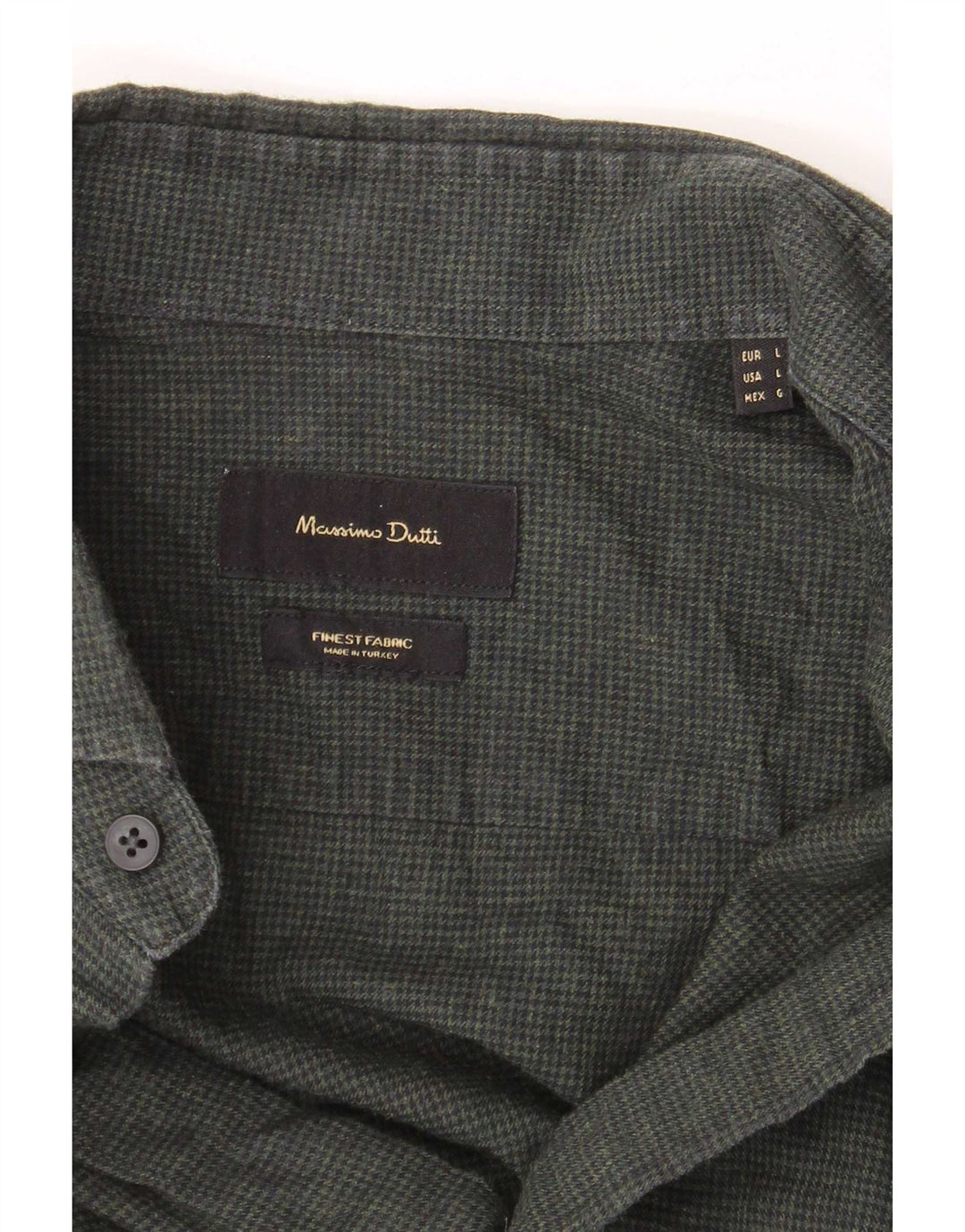 Massimo Dutti Chemise Homme Grand Vert