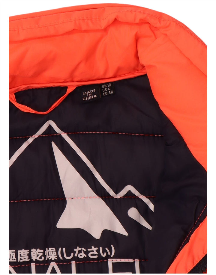 SUPERDRY Veste matelassée femme UK 10 Small Orange Polyester