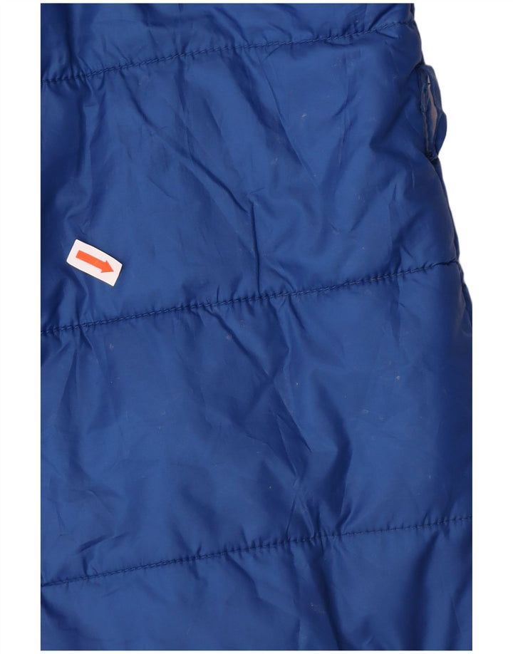 CAVALLI Veste matelassée Femme IT 46 Large Bleu Polyester