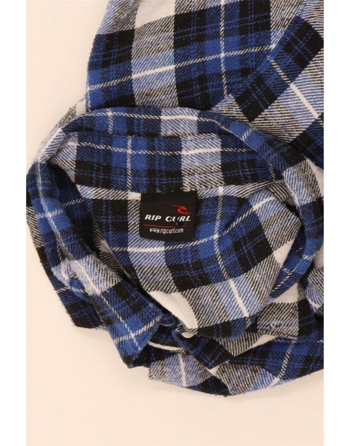 Rip Curl Chemise en flanelle pour hommes à gros carreaux bleus