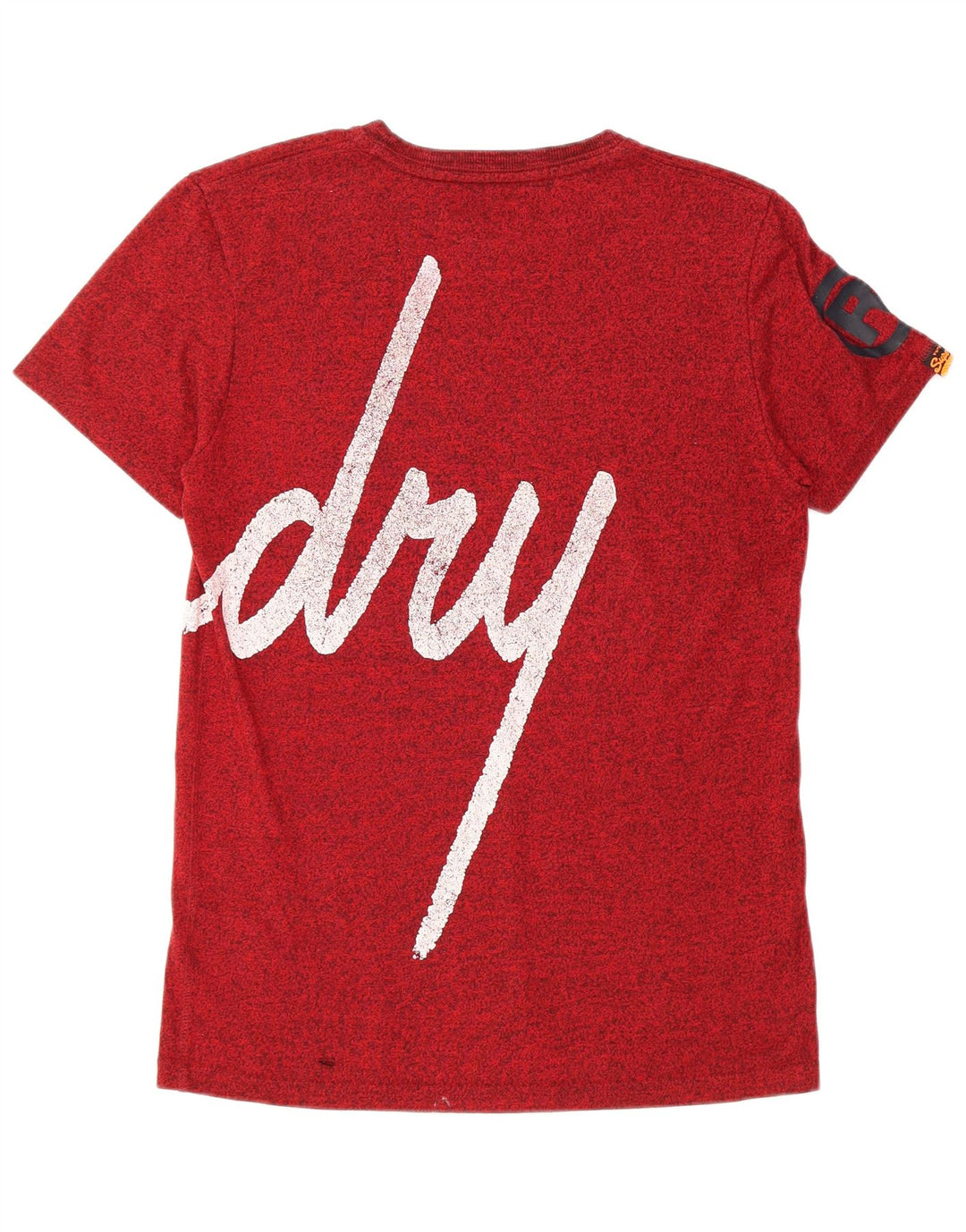 SUPERDRY T-Shirt Graphique Homme Rouge Moyen Coton